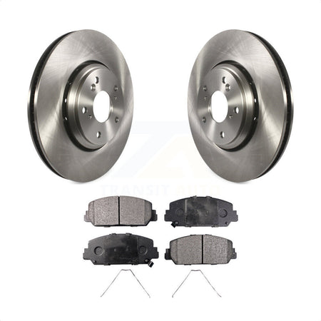 Front Disc Brake Rotors And Semi-Metallic Pads Kit For Honda Civic Accord Acura ILX K8F-102251 by Transit Auto