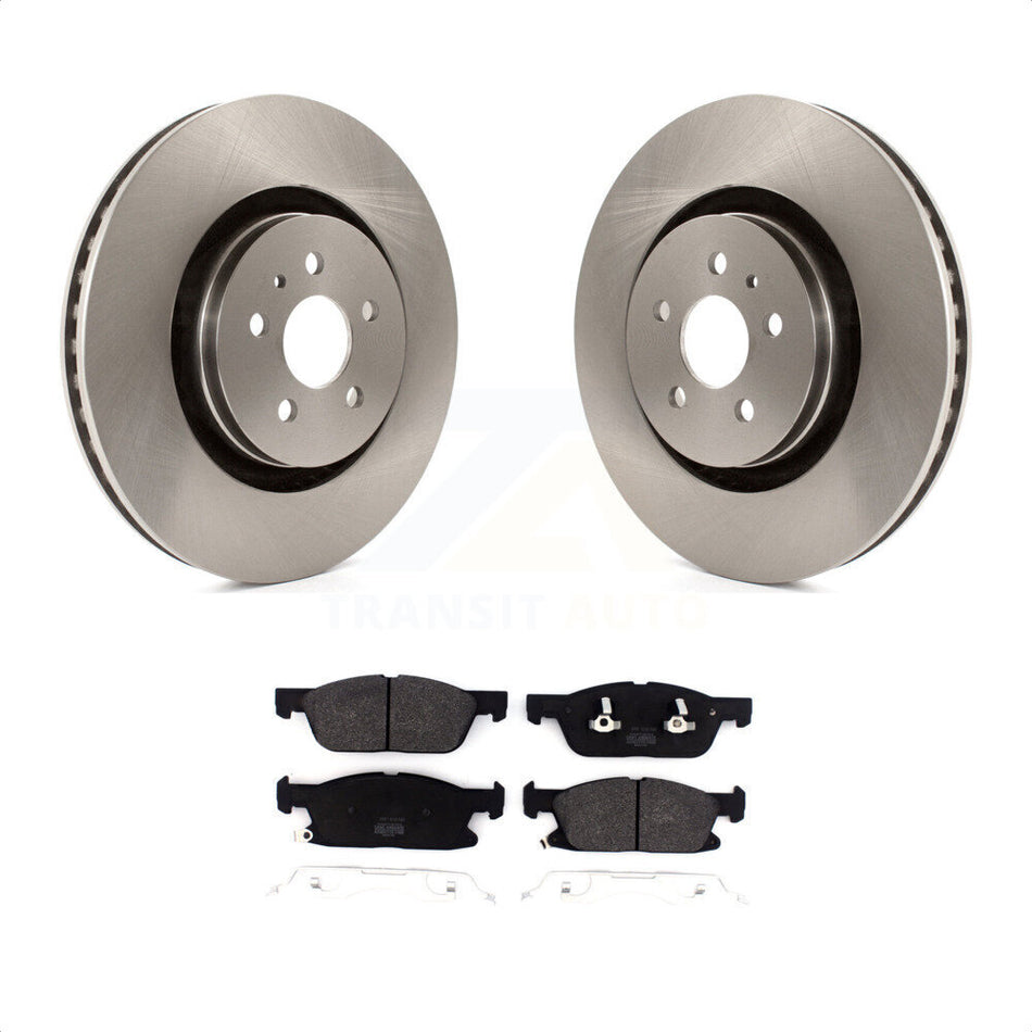 Front Disc Brake Rotors And Semi-Metallic Pads Kit For Ford Fusion Lincoln MKZ Continental K8F-102490 by Transit Auto