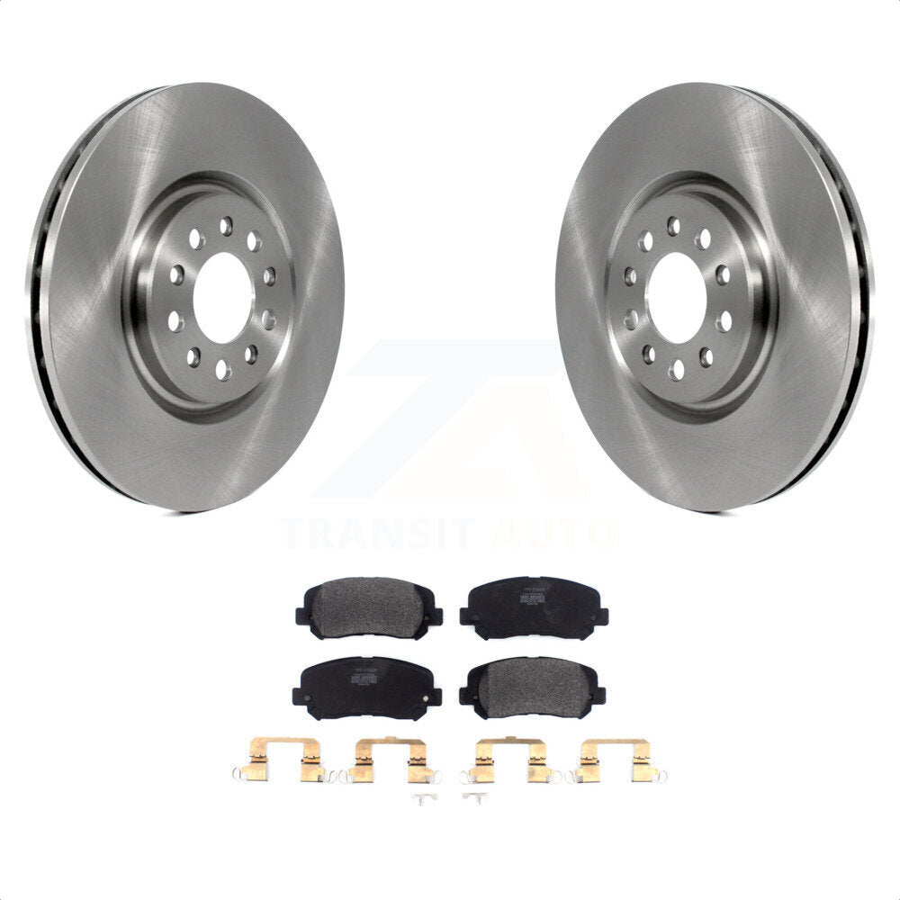 Front Disc Brake Rotors And Semi-Metallic Pads Kit For Jeep Cherokee Chrysler 200 K8F-102492 by Transit Auto