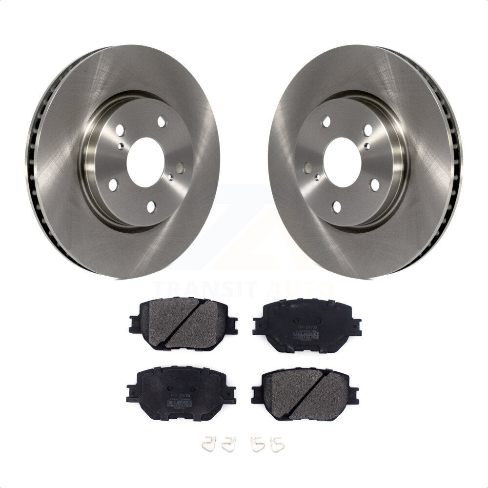 Front Disc Brake Rotors And Semi-Metallic Pads Kit For Lexus IS250 K8F-102497 by Transit Auto