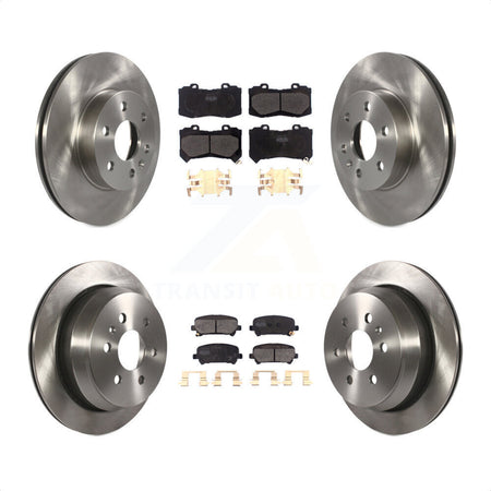 Front Rear Disc Brake Rotors And Semi-Metallic Pads Kit For 2015-2020 Chevrolet Colorado GMC Canyon K8F-102550 by Transit Auto