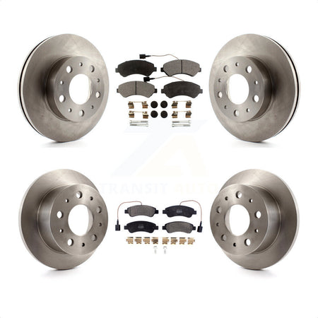 Front Rear Disc Brake Rotors And Semi-Metallic Pads Kit For Ram ProMaster 1500 2500 3500 K8F-102555 by Transit Auto