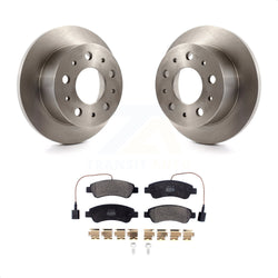 Rear Disc Brake Rotors And Semi-Metallic Pads Kit For Ram ProMaster 1500 2500 3500 K8F-102594