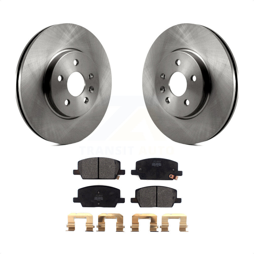 Front Disc Brake Rotors And Semi-Metallic Pads Kit For Chevrolet Trax Buick Encore K8F-102625 by Transit Auto