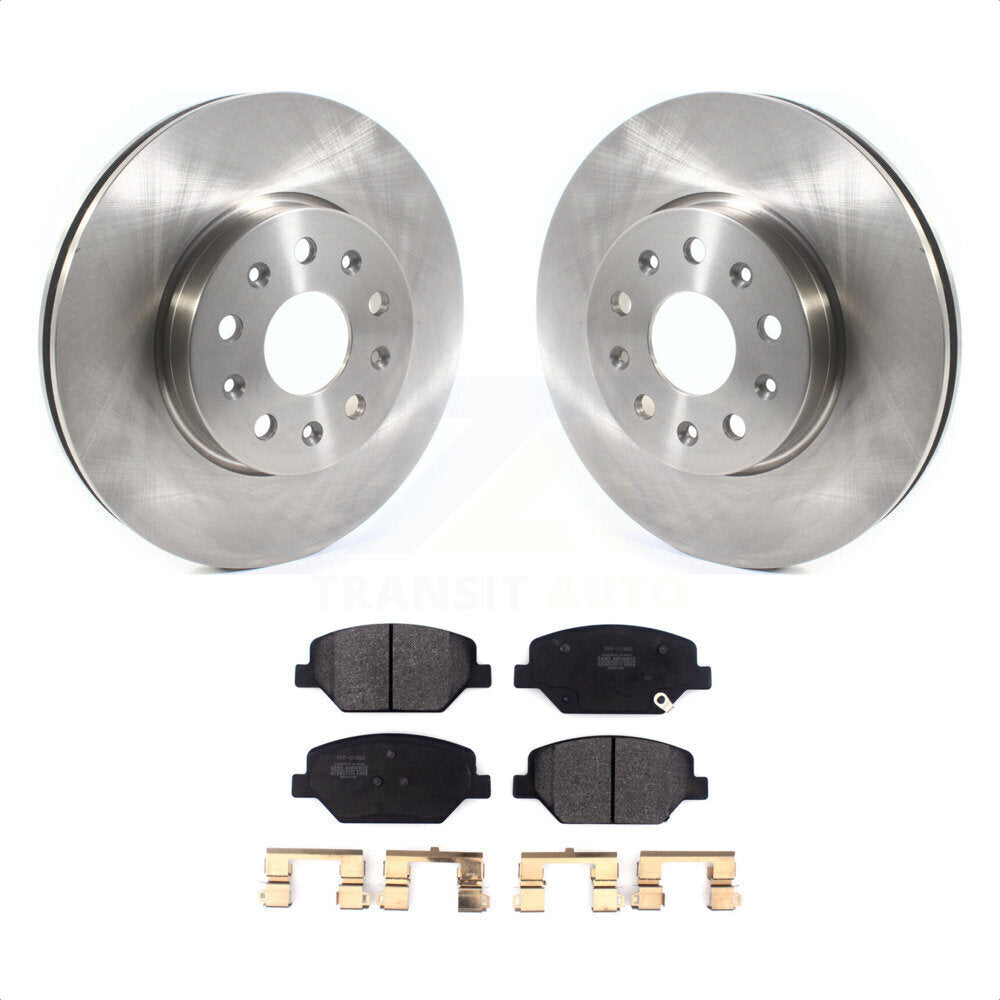 Front Disc Brake Rotors And Semi-Metallic Pads Kit For Chevrolet Camaro Without Brembo Calipers K8F-102647 by Transit Auto