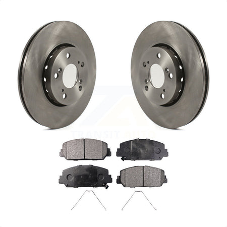 Front Disc Brake Rotors And Semi-Metallic Pads Kit For Acura RLX K8F-102665 by Transit Auto