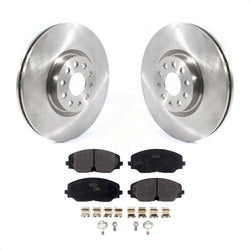 Front Disc Brake Rotors And Semi-Metallic Pads Kit For Volkswagen Atlas Cross Sport K8F-102684