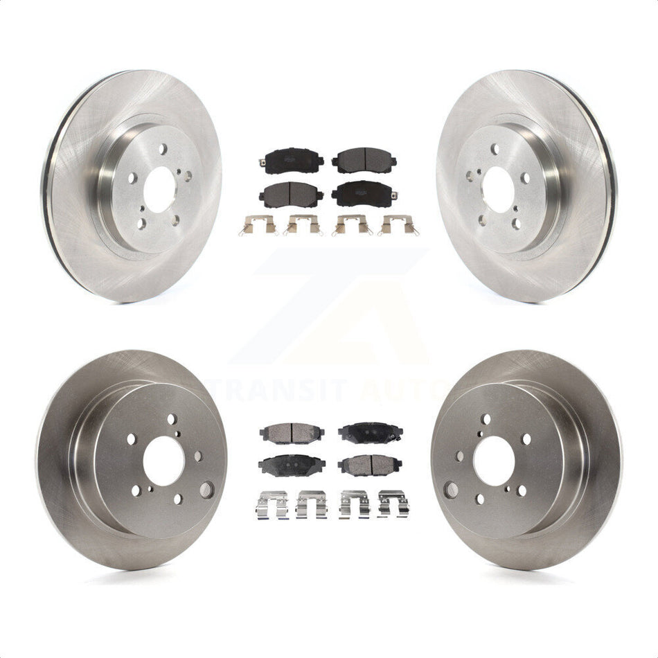 Front Rear Disc Brake Rotors And Semi-Metallic Pads Kit For Subaru Crosstrek Impreza K8F-102770 by Transit Auto