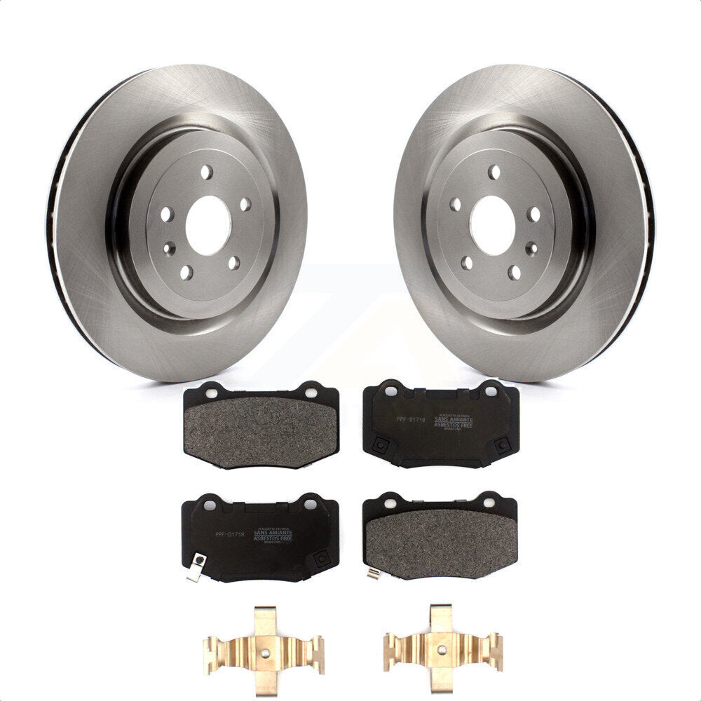 Rear Disc Brake Rotors And Semi-Metallic Pads Kit For Chevrolet Camaro SS K8F-102778 by Transit Auto