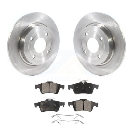 Rear Disc Brake Rotors And Semi-Metallic Pads Kit For Ford EcoSport K8F-102790 by Transit Auto