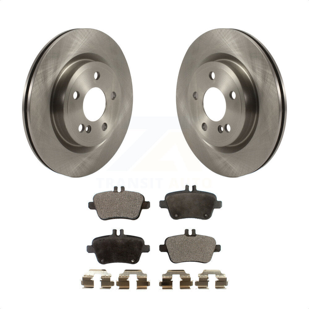 Rear Disc Brake Rotors And Semi-Metallic Pads Kit For Mercedes-Benz GLA250 CLA250 INFINITI QX30 K8F-102808 by Transit Auto