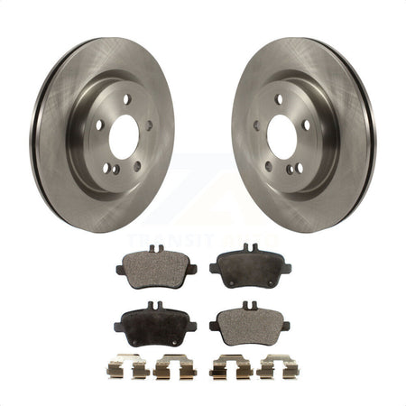 Rear Disc Brake Rotors And Semi-Metallic Pads Kit For Mercedes-Benz GLA250 CLA250 INFINITI QX30 K8F-102808 by Transit Auto