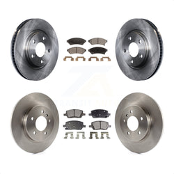 Front Rear Disc Brake Rotors And Semi-Metallic Pads Kit For 2005-2005 Chevrolet Uplander Buick Terraza Saturn Relay FWD K8F-102868