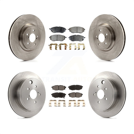 Front Rear Disc Brake Rotors And Semi-Metallic Pads Kit For Subaru Outback Legacy K8F-103072 by Transit Auto