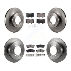 Front Rear Disc Brake Rotors And Semi-Metallic Pads Kit For Toyota Sequoia K8F-103091
