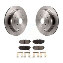 Rear Disc Brake Rotors And Semi-Metallic Pads Kit For Subaru Tribeca B9 K8F-103096
