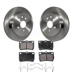 Rear Disc Brake Rotors And Semi-Metallic Pads Kit For Lexus IS250 GS350 IS350 GS300 GS430 GS450h GS460 K8F-103105