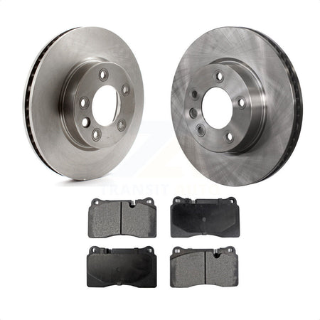 Front Disc Brake Rotors And Semi-Metallic Pads Kit For Volkswagen Touareg K8F-103120 by Transit Auto