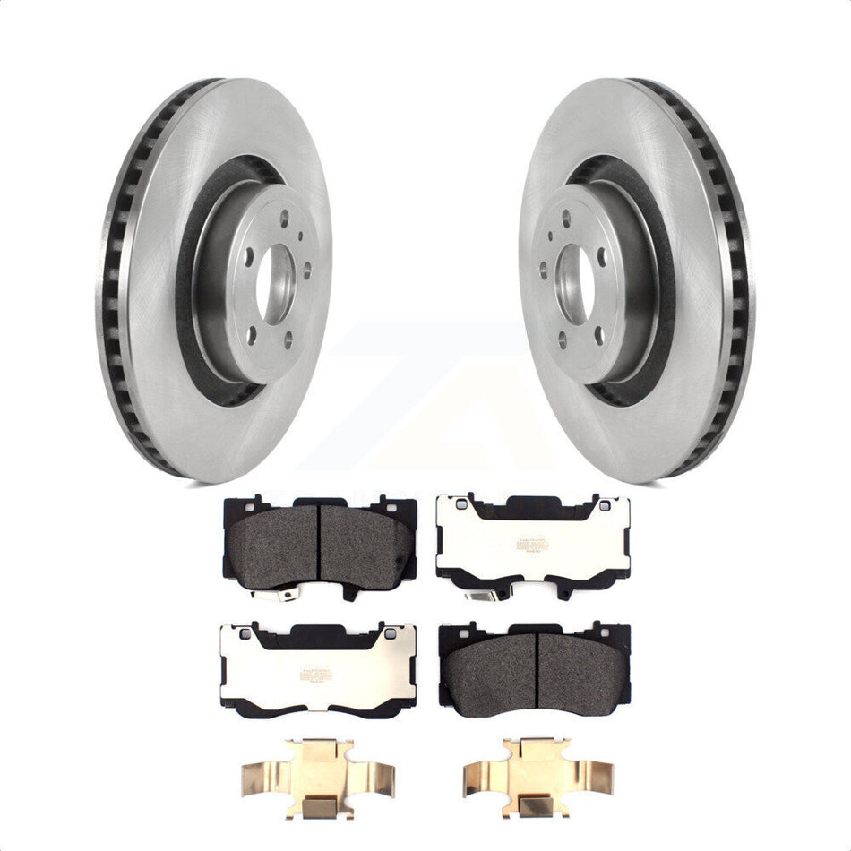 Front Disc Brake Rotors And Semi-Metallic Pads Kit For Ford Mustang K8F-103436 by Transit Auto