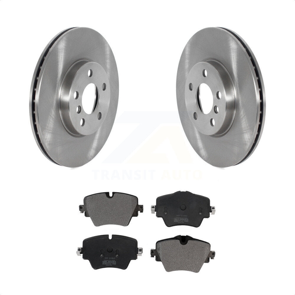 Front Disc Brake Rotors And Semi-Metallic Pads Kit For Mini Cooper Countryman Clubman K8F-103450 by Transit Auto