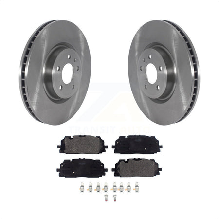 Front Disc Brake Rotors And Semi-Metallic Pads Kit For Audi Q7 SQ5 S5 S4 Sportback K8F-103459 by Transit Auto