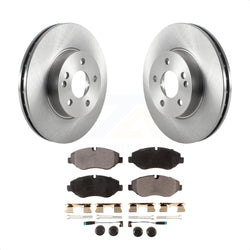 Front Disc Brake Rotors And Semi-Metallic Pads Kit For 2016-2020 Mercedes-Benz Metris K8F-103463