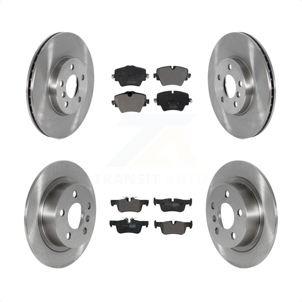 Front Rear Disc Brake Rotors And Semi-Metallic Pads Kit For Mini Cooper Countryman Clubman K8F-103496 by Transit Auto