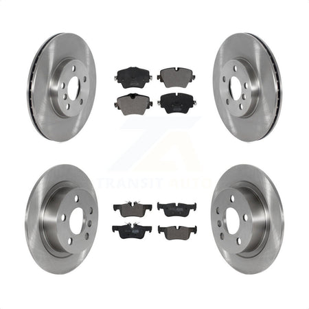 Front Rear Disc Brake Rotors And Semi-Metallic Pads Kit For Mini Cooper Countryman Clubman K8F-103496 by Transit Auto