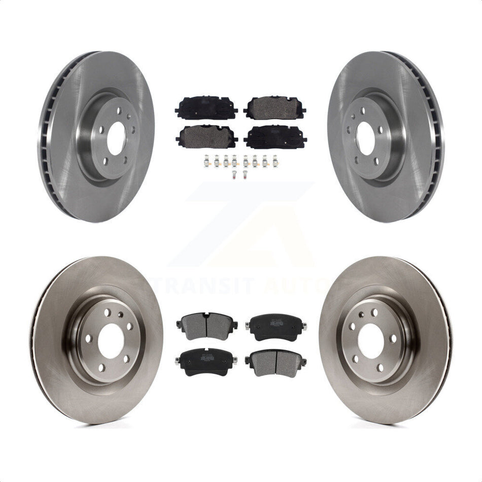 Front Rear Disc Brake Rotors And Semi-Metallic Pads Kit For Audi S5 S4 Sportback K8F-103505 by Transit Auto