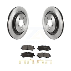 Rear Disc Brake Rotors And Semi-Metallic Pads Kit For Ford Mustang K8F-103524