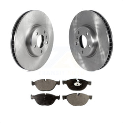 Front Disc Brake Rotors And Semi-Metallic Pads Kit For BMW 550i xDrive 650i 740Li 740i 535i GT Gran Coupe 740Ld ActiveHybrid 7 K8F-103588