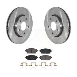 Front Disc Brake Rotors And Semi-Metallic Pads Kit For Mazda 3 K8F-103601