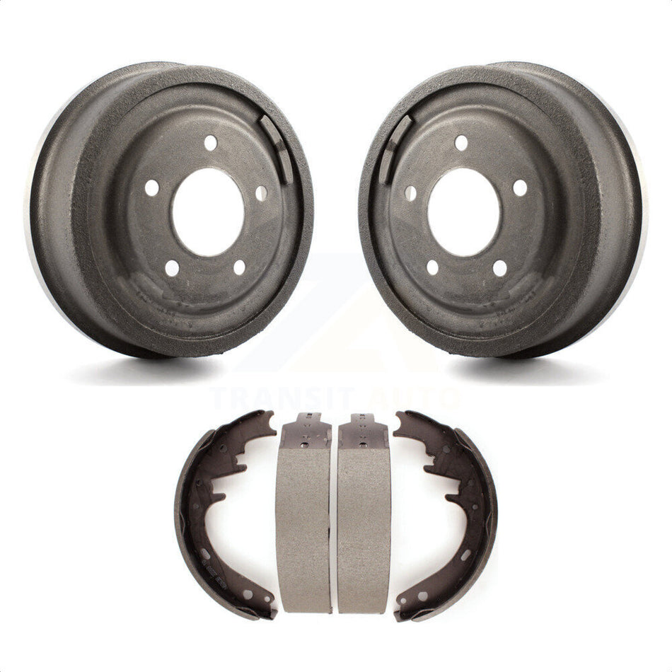 Rear Brake Drum Shoes Kit For 1987-1996 Ford F-150 Bronco E-150 Econoline Club Wagon K8N-100069 by Transit Auto