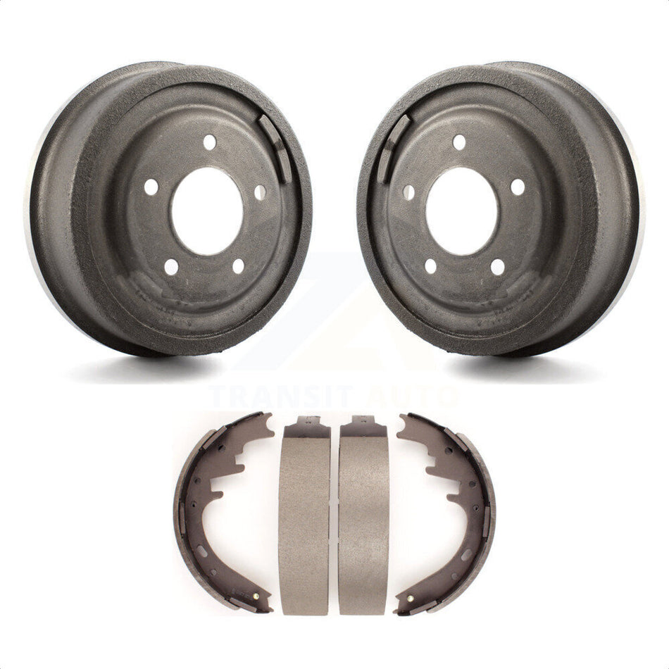 Rear Brake Drum Shoes Kit For 1997-1999 Ford E-150 Econoline Club Wagon K8N-100070 by Transit Auto