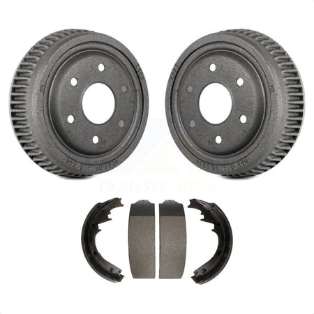 Rear Brake Drum Shoes Kit For 1995-1997 GMC Yukon 2 doors with 4WD With 11" Diameter K8N-100076 by Transit Auto