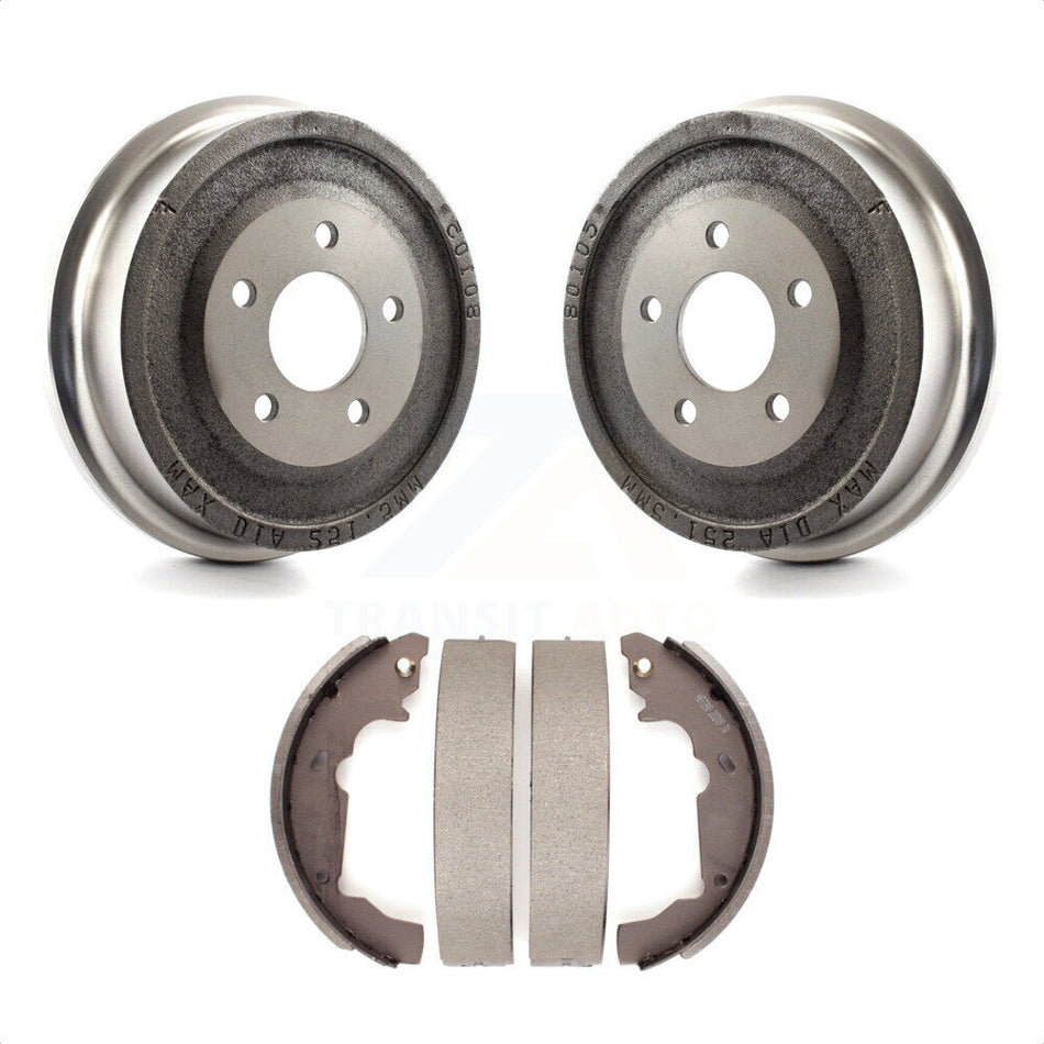 Rear Brake Drum Shoes Kit For Saturn Vue Chevrolet Equinox Pontiac Aztek Torrent K8N-100168 by Transit Auto