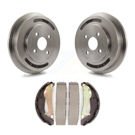 Rear Brake Drum Shoes Kit For Chevrolet Cobalt Pontiac G5 With 4 Lug Wheels K8N-100219 by Transit Auto