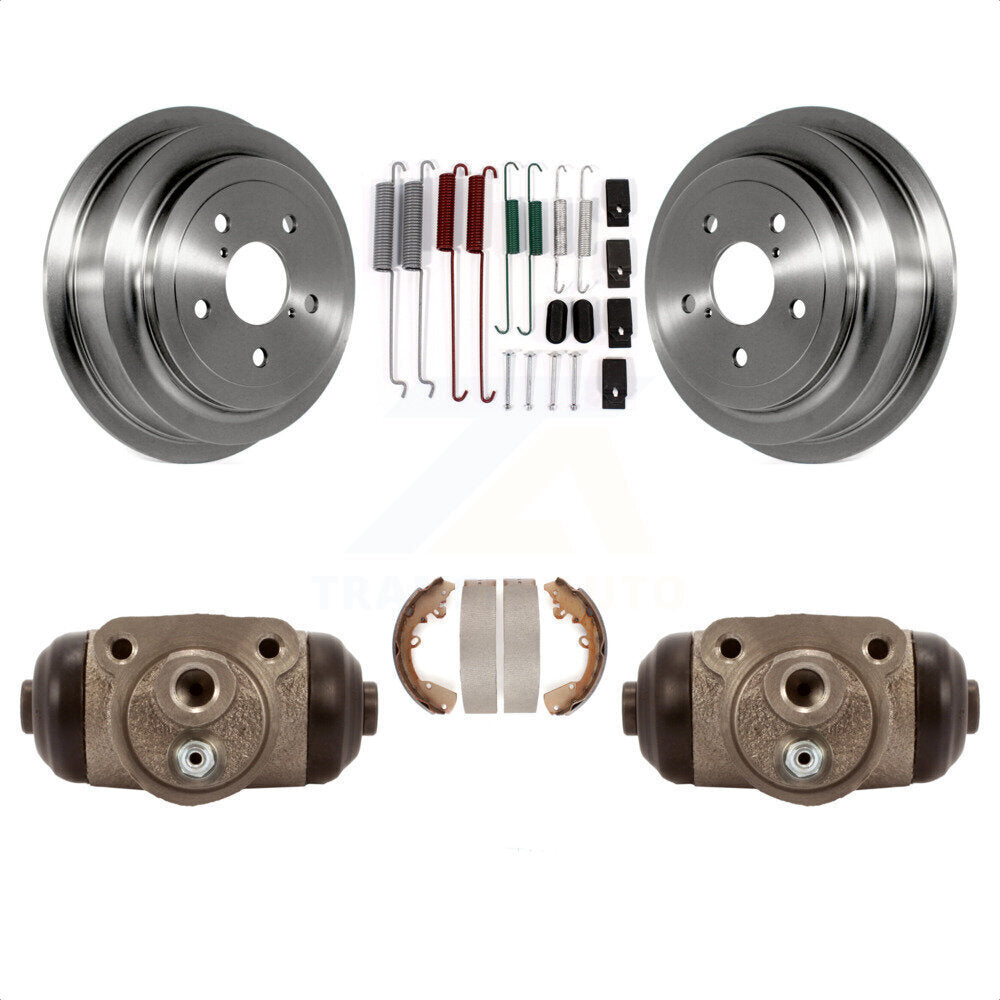 Rear Brake Drum Shoes Spring And Cylinders Kit For Dakota Dodge Ram Mitsubishi Raider K8N-100253 by Transit Auto