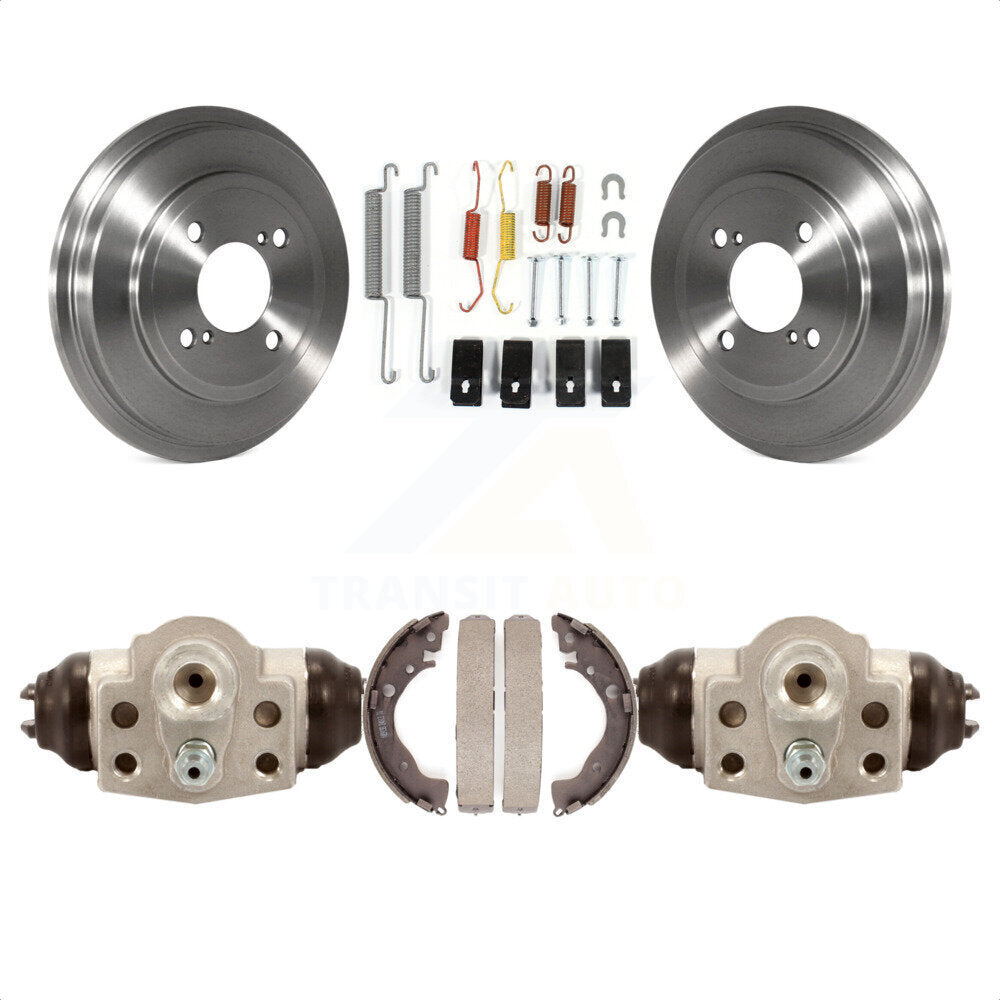 Rear Brake Drum Shoes Spring And Cylinders Kit For 2015-2019 Honda Fit K8N-100262 by Transit Auto