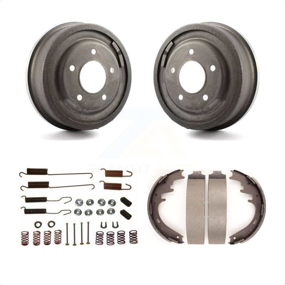 Rear Brake Drum Shoes And Spring Kit For 1997-1999 Ford E-150 Econoline Club Wagon K8N-100282 by Transit Auto