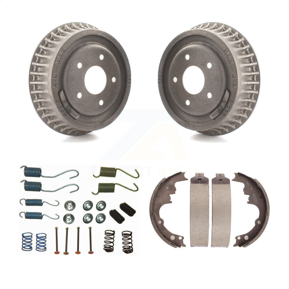 Rear Brake Drum Shoes And Spring Kit For Chevrolet S10 GMC Sonoma Blazer Camaro Jimmy Pontiac Firebird Isuzu Hombre Oldsmobile Bravada Typhoon LLV K8N-100287 by Transit Auto