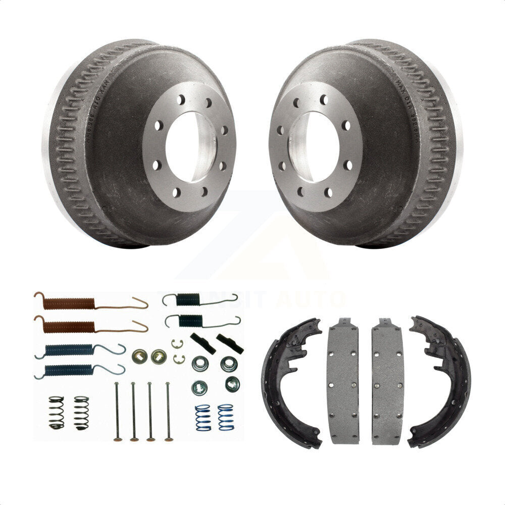 Rear Brake Drum Shoes And Spring Kit For Chevrolet C2500 K1500 Suburban GMC C1500 C20 C3500 K2500 K3500 V2500 K20 R2500 G3500 P2500 K8N-100299 by Transit Auto