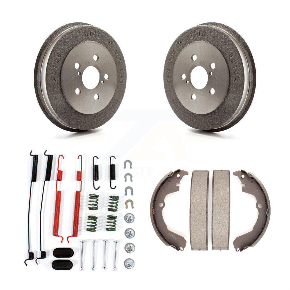 Rear Brake Drum Shoes And Spring Kit For Toyota Matrix Pontiac Vibe K8N-100344 by Transit Auto