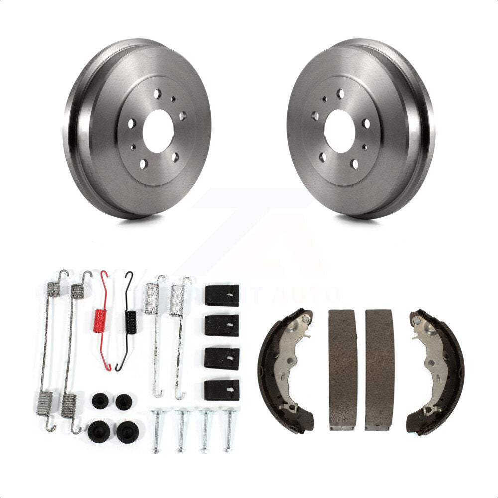 Rear Brake Drum Shoes And Spring Kit For 2012-2016 Ford Focus FMSI=1004 K8N-100383 by Transit Auto