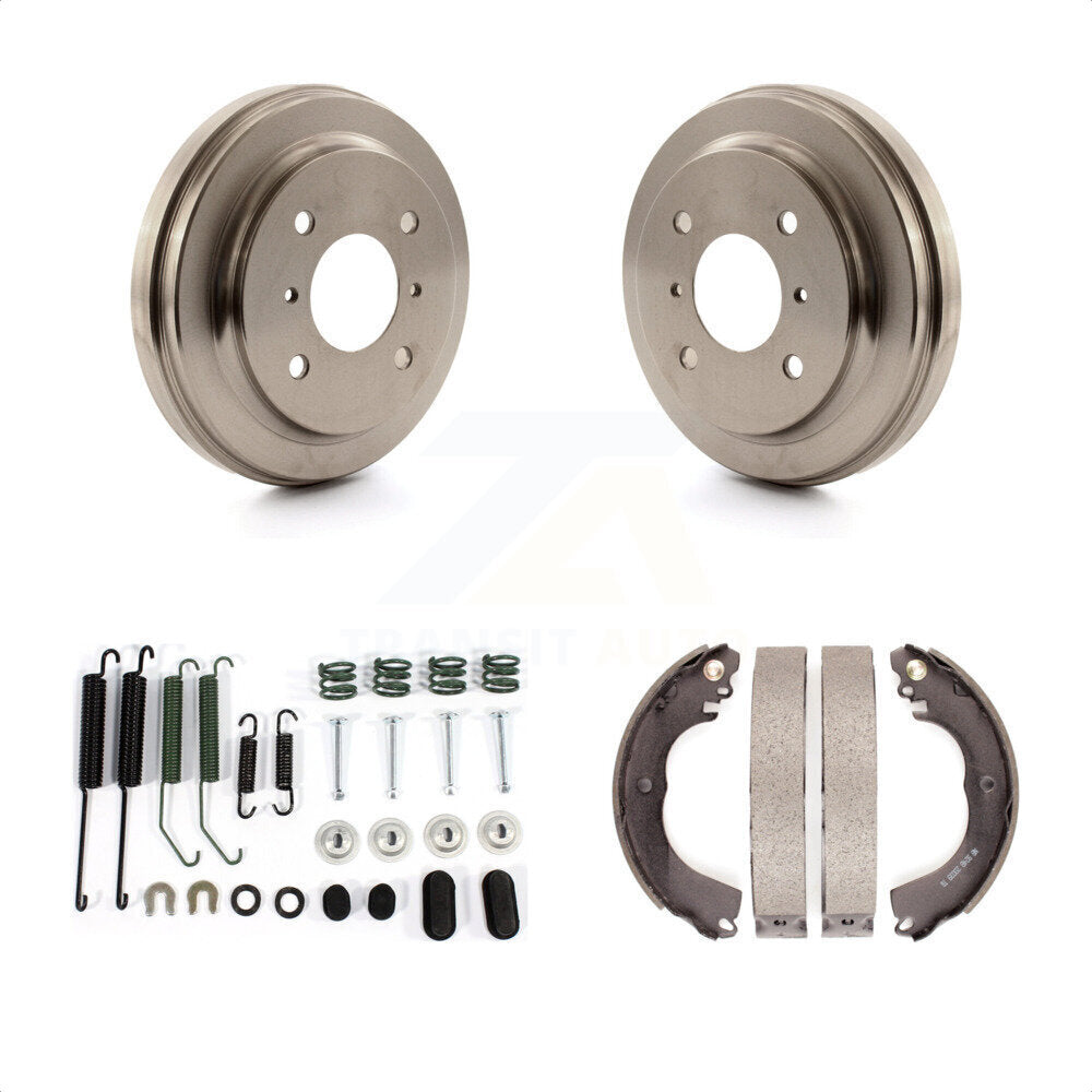 Rear Brake Drum Shoes And Spring Kit For 2009-2011 Nissan Versa 1.6L K8N-100394 by Transit Auto