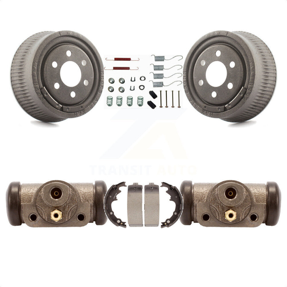 Rear Brake Drum Shoes Spring And Cylinders Kit For 1991-2002 Dodge Dakota With 9" Diameter K8N-100418 by Transit Auto