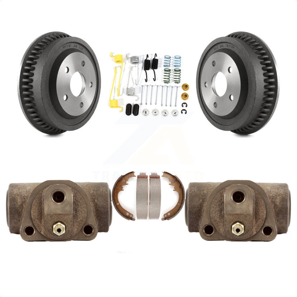 Rear Brake Drum Shoes Spring And Cylinders Kit For 1994-1999 Dodge Ram 1500 K8N-100429 by Transit Auto