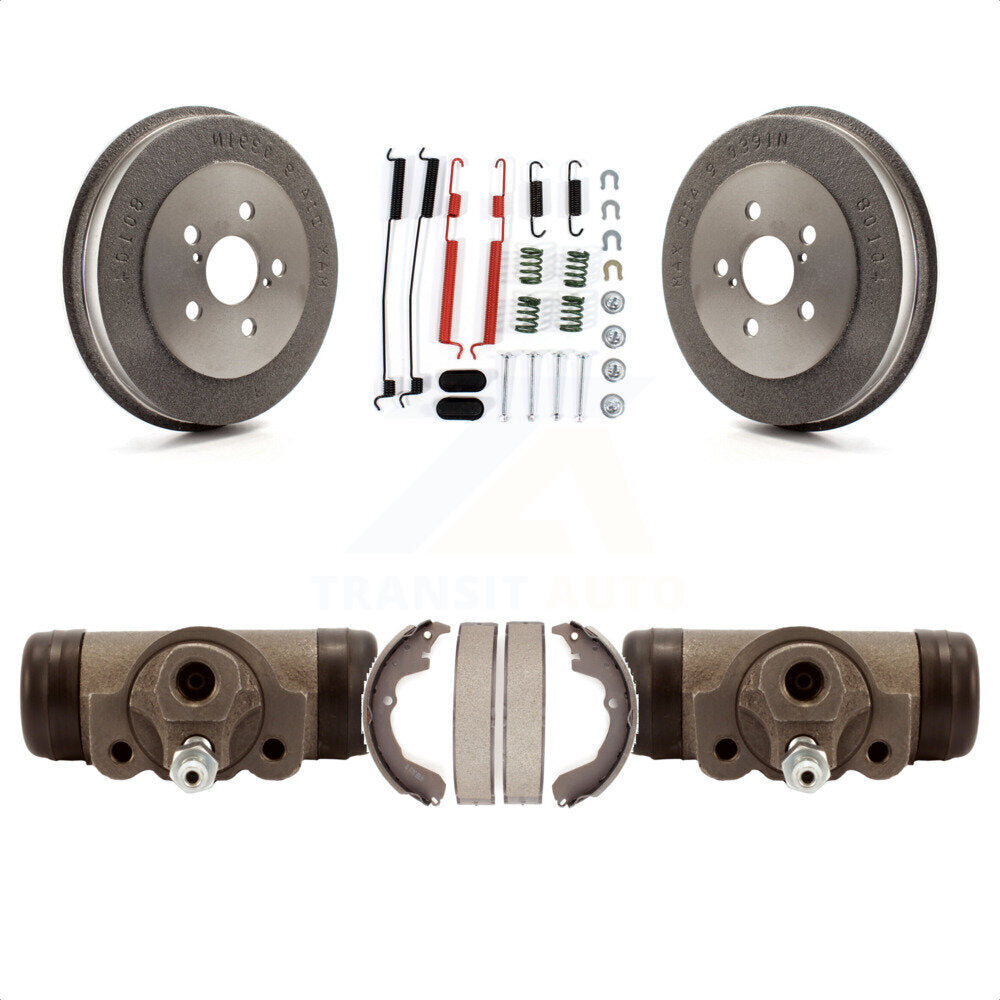 Rear Brake Drum Shoes Spring And Cylinders Kit For Pontiac Vibe Toyota Matrix K8N-100448 by Transit Auto