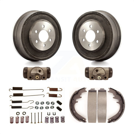 Rear Brake Drum Shoes Spring And Cylinders Kit (6Pc) For 2000-2002 Dodge Dakota Durango K8N-100492 by Transit Auto