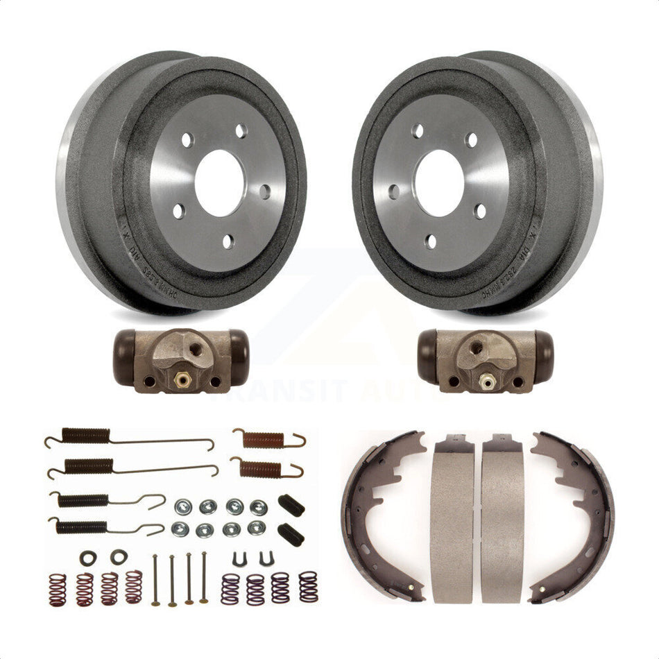 Rear Brake Drum Shoes Spring And Cylinders Kit (6Pc) For 2000-2001 Dodge Ram 1500 K8N-100494 by Transit Auto